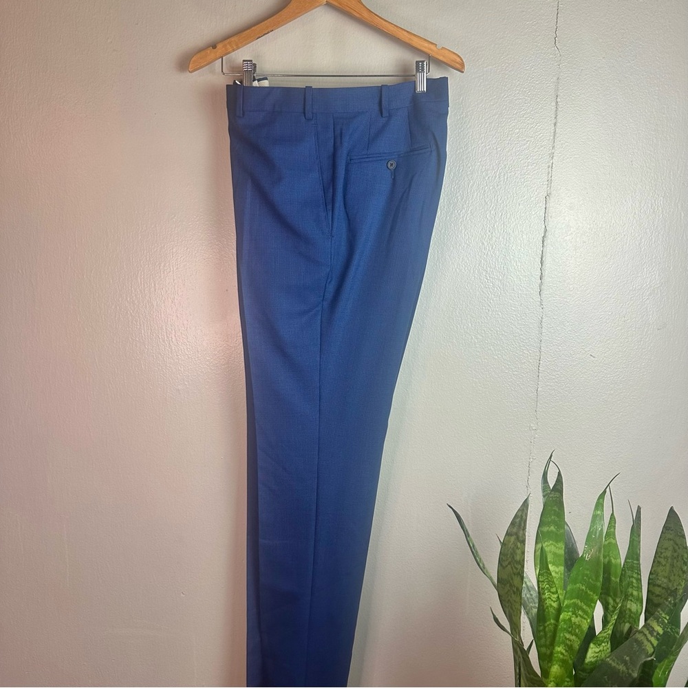 JB Britches Torino Wool Stretch Suit Blue Wool Sz 38R (Pants) 48R (Jacket) - Picture 11 of 16